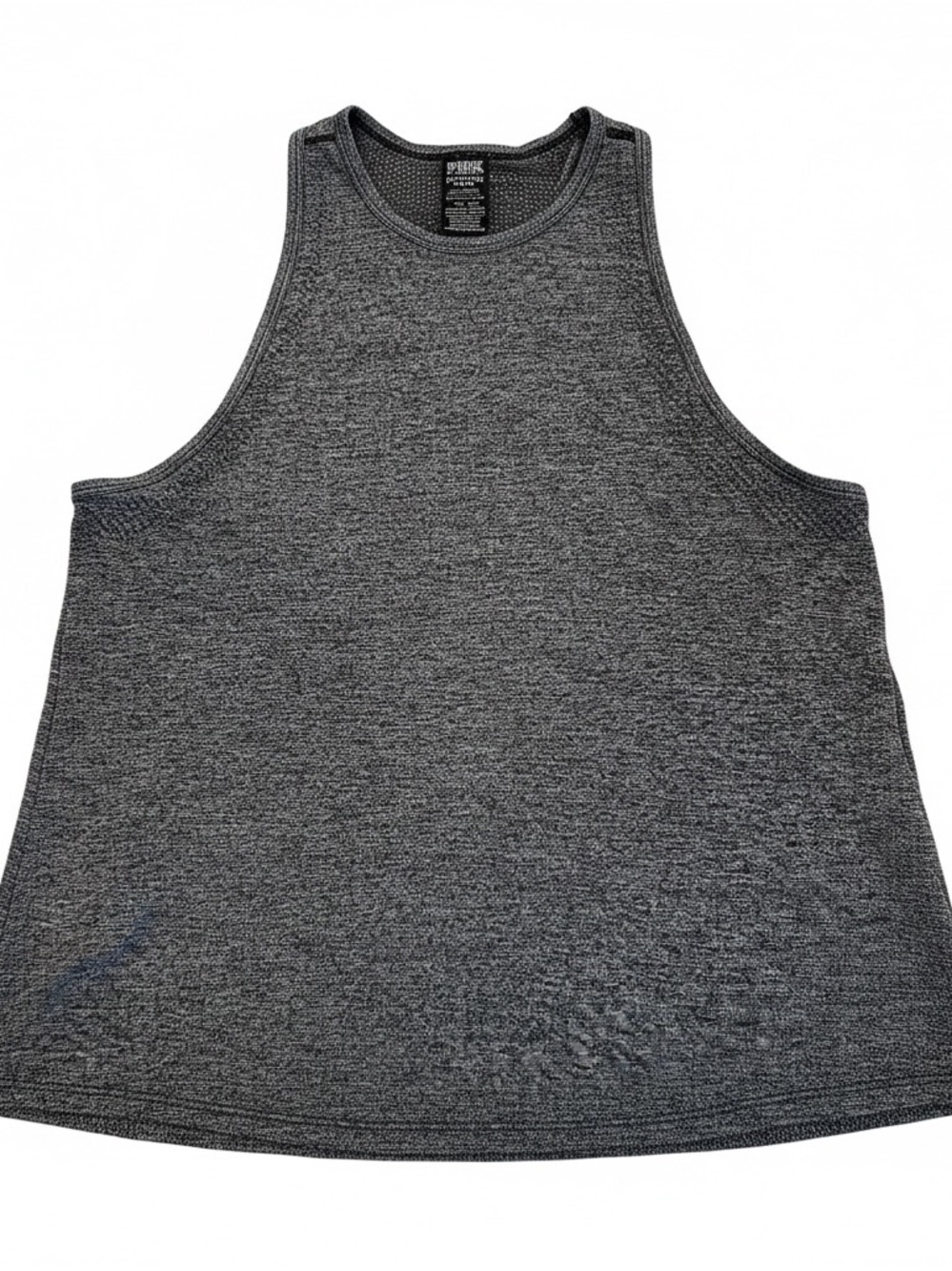PINK Victoria's Secret Gray Marl Seamless Activewear Tank Top. Size M EUC
